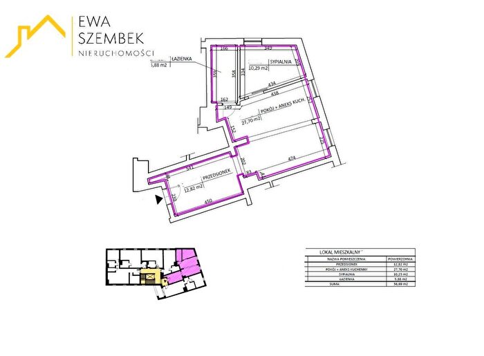 Mieszkanie 2-pokojowe na sprzedaż, Kraków – ok. Ronda Matecznego