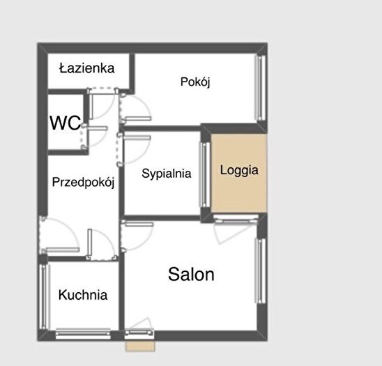 Mieszkanie 3-pokojowe na sprzedaż, Warszawa – Makowska