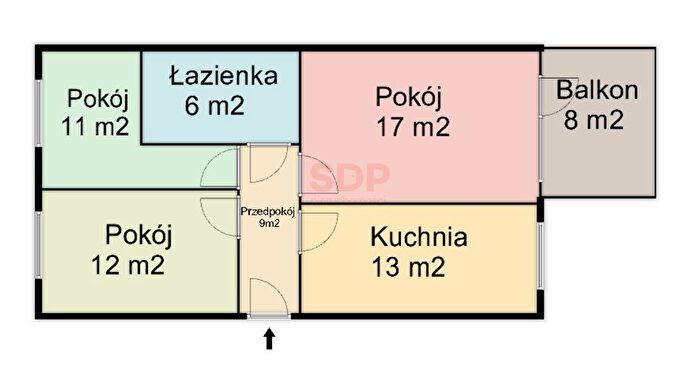 Mieszkanie 3-pokojowe do wynajęcia, Wrocław – Buforowa