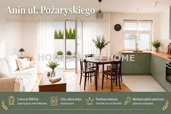 Mieszkanie 3-pokojowe na sprzedaż, Warszawa – Mieczysława Pożaryskiego