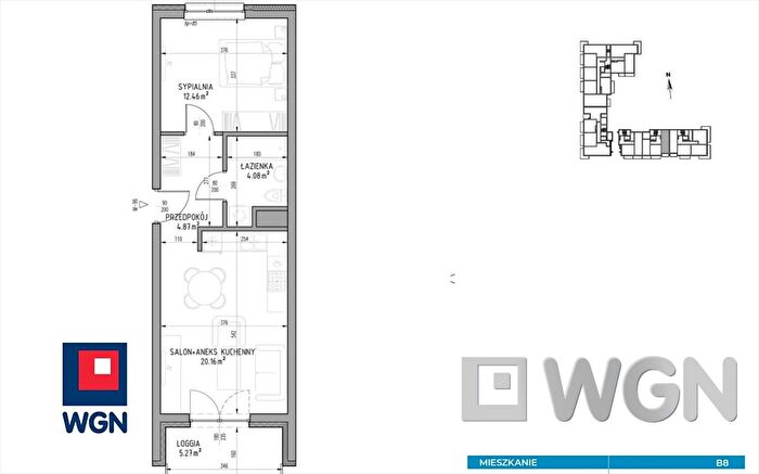 Mieszkanie 2-pokojowe na sprzedaż, Lublin – Wrotków