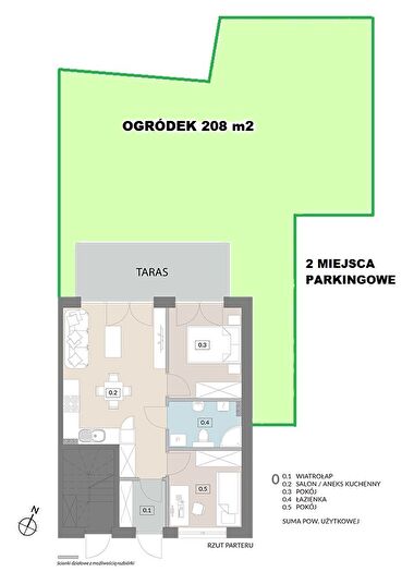 Mieszkanie 3-pokojowe na sprzedaż, Kostrzyn – Gwiazdowo