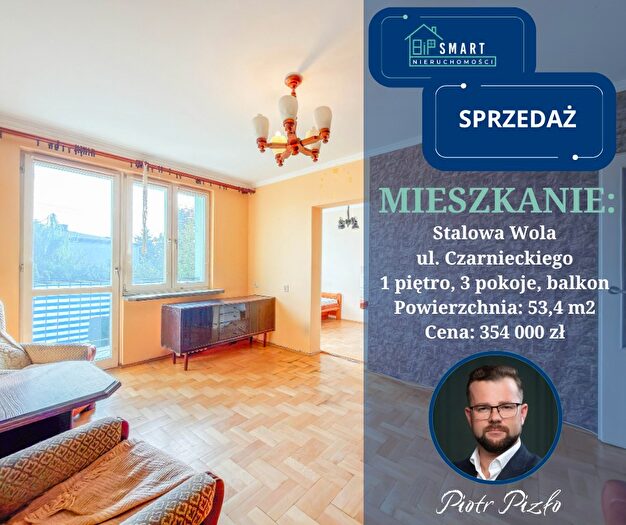 Mieszkanie 3-pokojowe na sprzedaż, Stalowa Wola