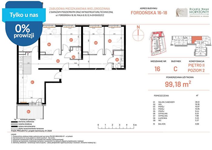 Mieszkanie 6-pokojowe na sprzedaż, Bydgoszcz – Fordońska