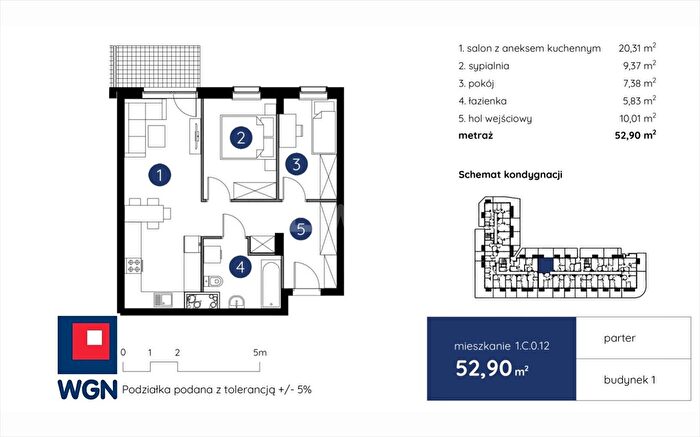 Mieszkanie 3-pokojowe na sprzedaż, Lublin – Centrum