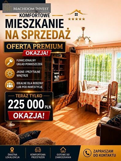 Mieszkanie 2-pokojowe na sprzedaż, Brodnica