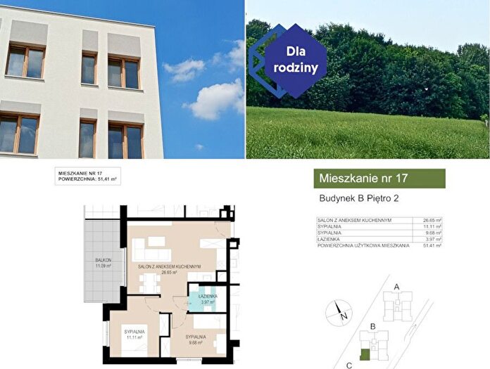 Mieszkanie 3-pokojowe na sprzedaż, Kraków