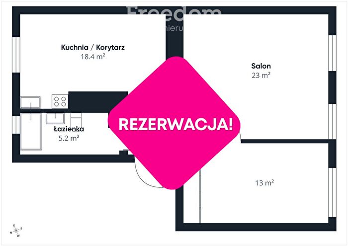 Mieszkanie 2-pokojowe na sprzedaż, Olsztyn – Kazimierza Jagiellończyka