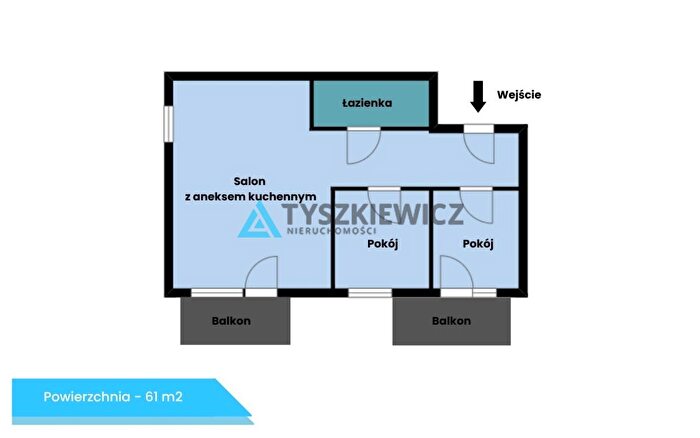 Mieszkanie 3-pokojowe na sprzedaż, Gdańsk – Morenowe Wzgórze