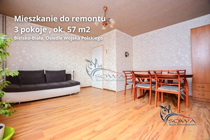 Mieszkanie 3-pokojowe na sprzedaż, Bielsko-Biała