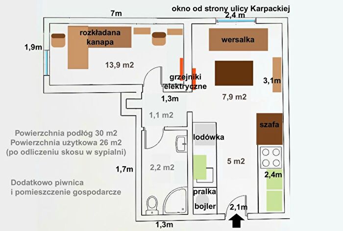 Mieszkanie 1-pokojowe na sprzedaż, Bielsko-Biała