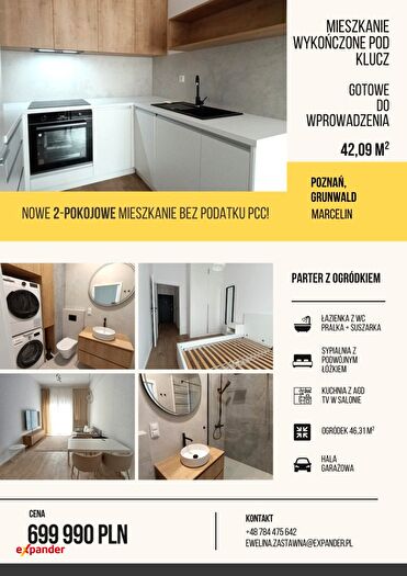 Mieszkanie 2-pokojowe na sprzedaż, Poznań – Bułgarska
