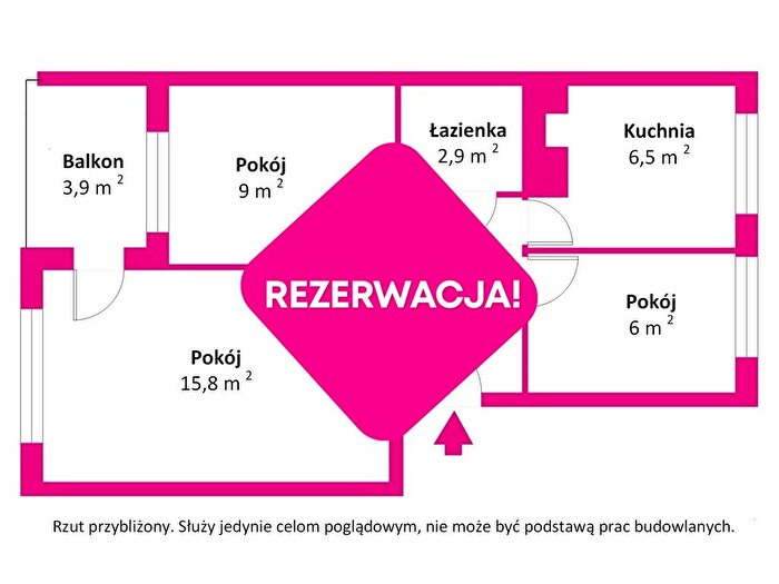 Mieszkanie 3-pokojowe na sprzedaż, Ełk