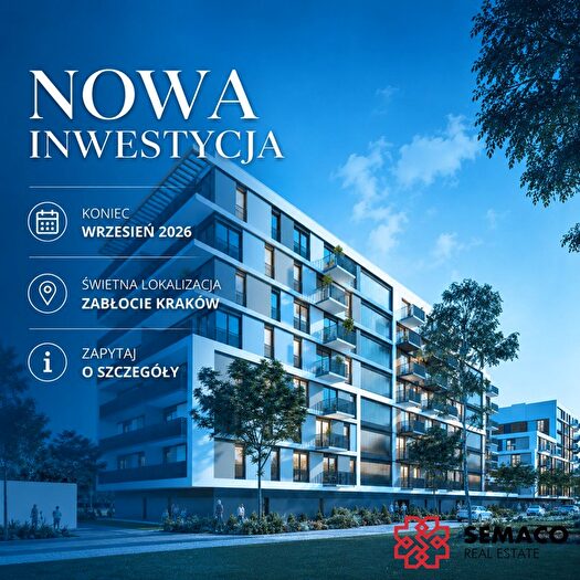 Mieszkanie 2-pokojowe na sprzedaż, Kraków – Portowa B1/M..