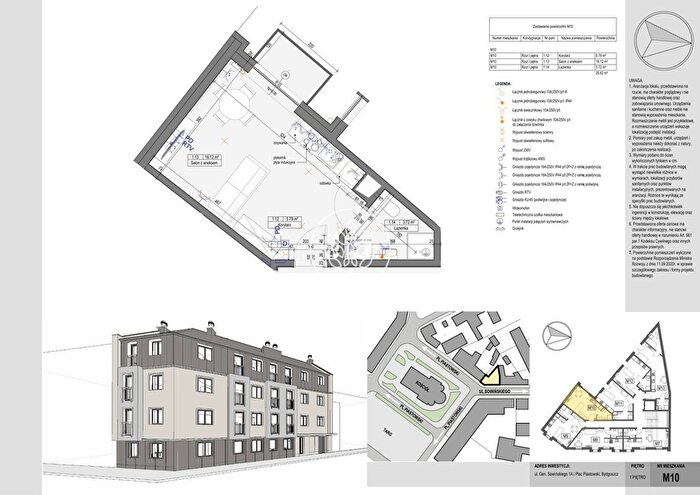 Mieszkanie 1-pokojowe na sprzedaż, Bydgoszcz – Józefa Sowińskiego