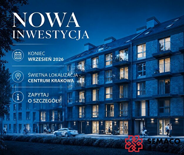 Mieszkanie 2-pokojowe na sprzedaż, Kraków – Mazowiecka