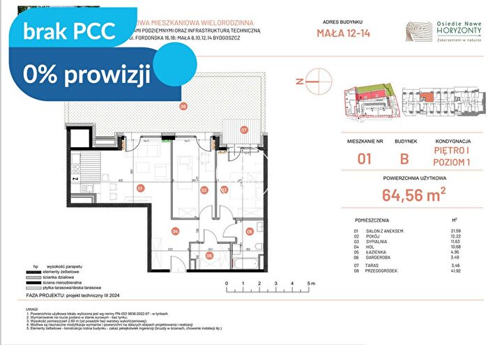 Mieszkanie 3-pokojowe na sprzedaż, Bydgoszcz – Fordońska