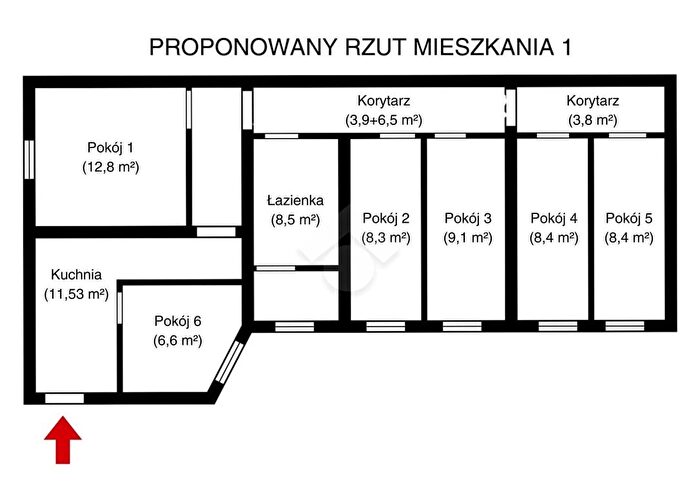 Mieszkanie 4-pokojowe na sprzedaż, Wrocław – Podwale