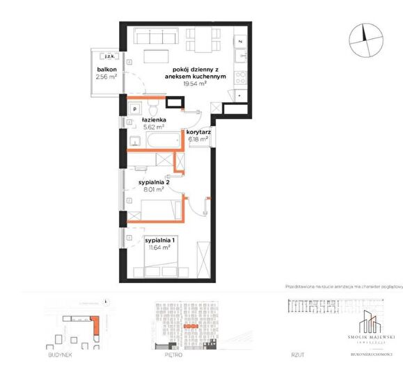 Mieszkanie 3-pokojowe na sprzedaż, Wrocław – aleja Architektów