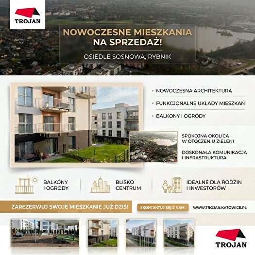 Mieszkanie 4-pokojowe na sprzedaż, Rybnik – Sosnowa