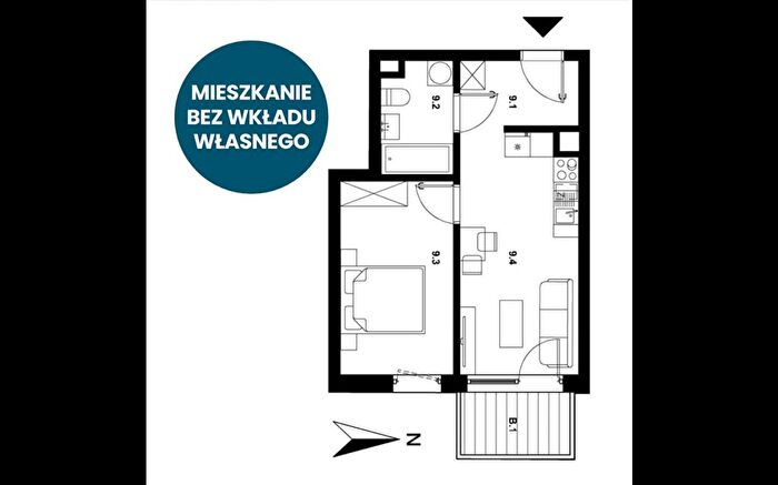 Mieszkanie 2-pokojowe na sprzedaż, Gliwice
