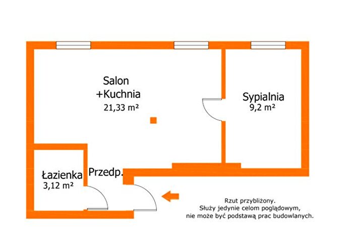 Mieszkanie 2-pokojowe na sprzedaż, Lublin – Składowa