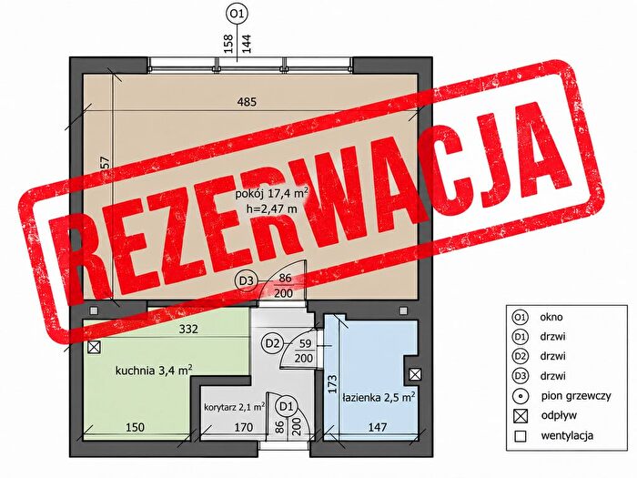 Mieszkanie 1-pokojowe na sprzedaż, Warszawa – Smocza