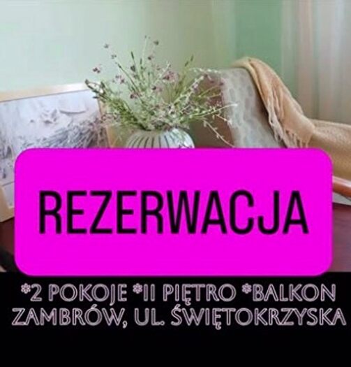 Mieszkanie 2-pokojowe na sprzedaż, Zambrów