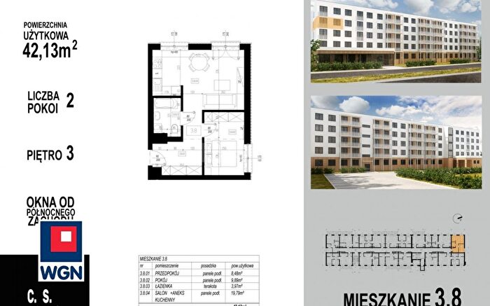 Mieszkanie 2-pokojowe na sprzedaż, Głogów – Wojska Polskiego