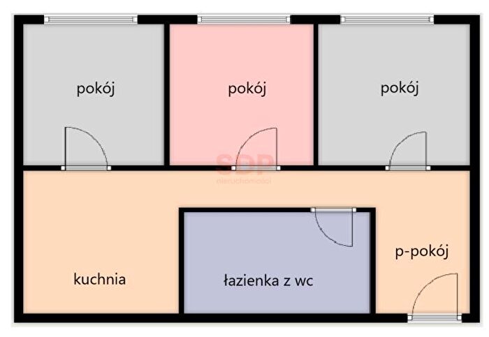 Mieszkanie 3-pokojowe na sprzedaż, Wrocław – Kleczkowska
