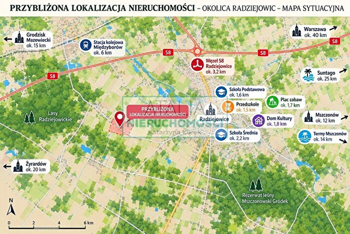 Dom 5-pokojowy na sprzedaż, Radziejowice