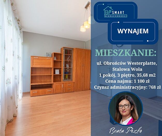 Mieszkanie 1-pokojowe do wynajęcia, Stalowa Wola