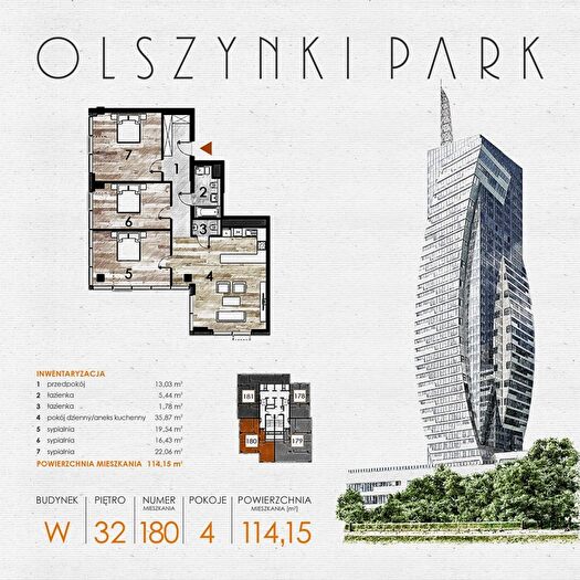 Mieszkanie 4-pokojowe na sprzedaż, Rzeszów – Szopena