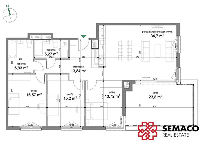 Mieszkanie 2-pokojowe na sprzedaż, Kraków – Sosnowiecka C2/