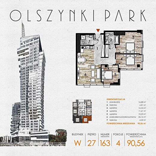 Mieszkanie 4-pokojowe na sprzedaż, Rzeszów – Szopena