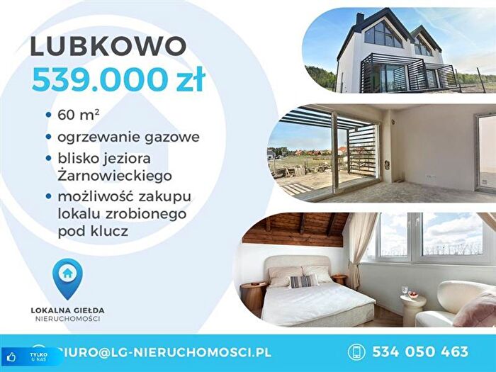 Dom 3-pokojowy na sprzedaż, Lubkowo