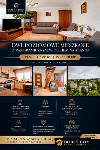 Mieszkanie 5-pokojowe na sprzedaż, Białystok