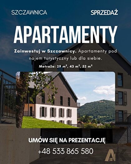 Mieszkanie 2-pokojowe na sprzedaż, Szczawnica