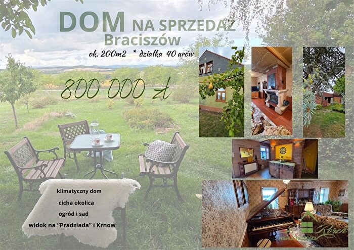 Dom 4-pokojowy na sprzedaż, Braciszów