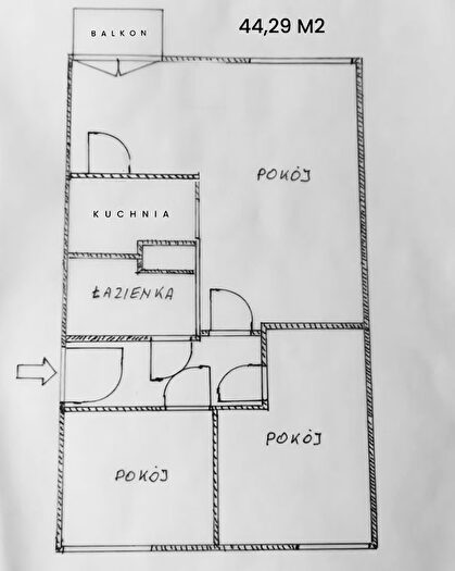 Mieszkanie 3-pokojowe na sprzedaż, Wrocław – Oporowska