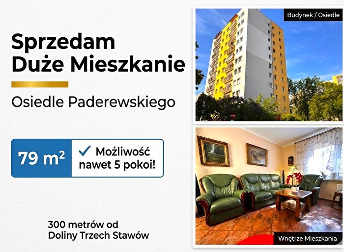 Mieszkanie 4-pokojowe na sprzedaż, Katowice – Generała Władysława Sikorskiego