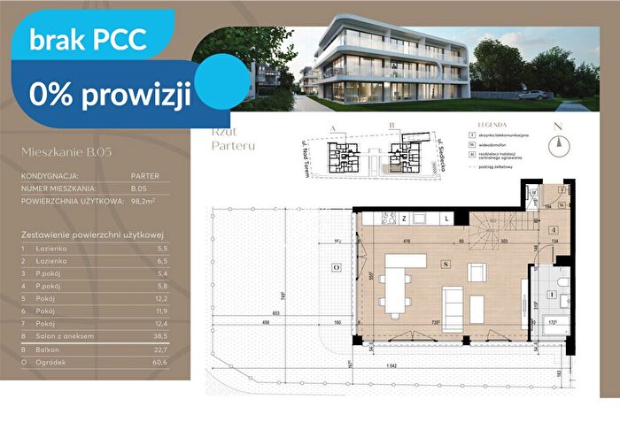 Mieszkanie 4-pokojowe na sprzedaż, Bydgoszcz – Siedlecka