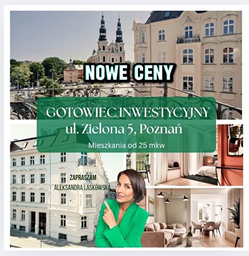 Mieszkanie 2-pokojowe na sprzedaż, Poznań – Zielona