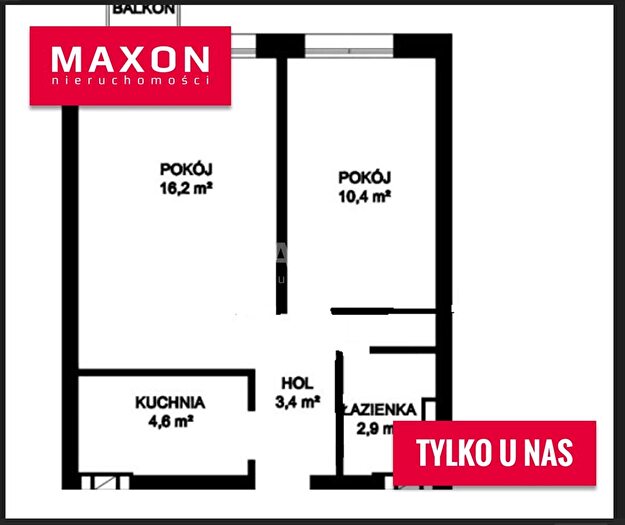 Mieszkanie 2-pokojowe do wynajęcia, Warszawa – ul. Grzybowska