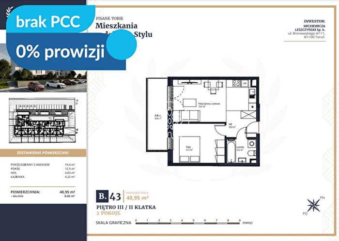 Mieszkanie 2-pokojowe na sprzedaż, Ciechocinek