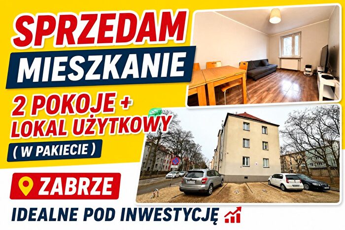 Mieszkanie 2-pokojowe na sprzedaż, Zabrze