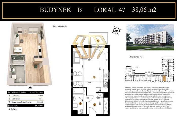 Mieszkanie 1-pokojowe na sprzedaż, Częstochowa – św. Kazimierza
