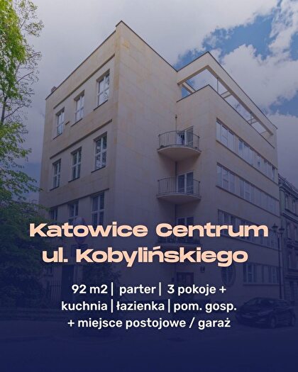 Mieszkanie 3-pokojowe na sprzedaż, Katowice – Stanisława Kobylińskiego