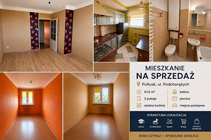 Mieszkanie 3-pokojowe na sprzedaż, Pułtusk