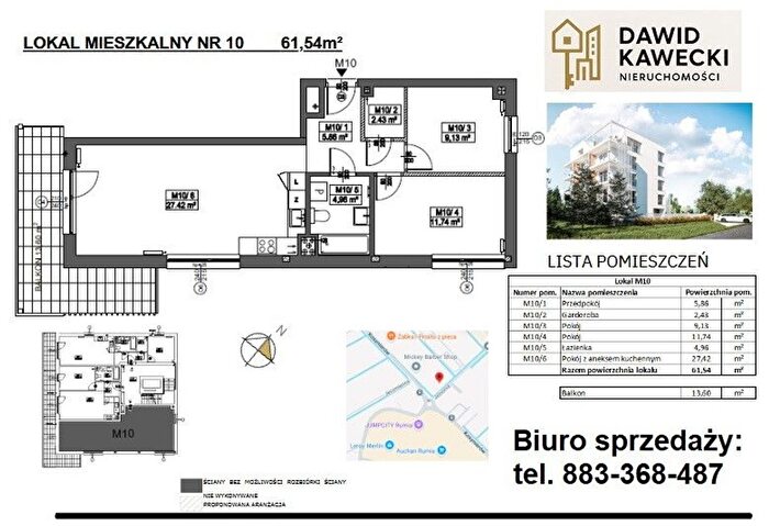 Mieszkanie 3-pokojowe na sprzedaż, Rumia